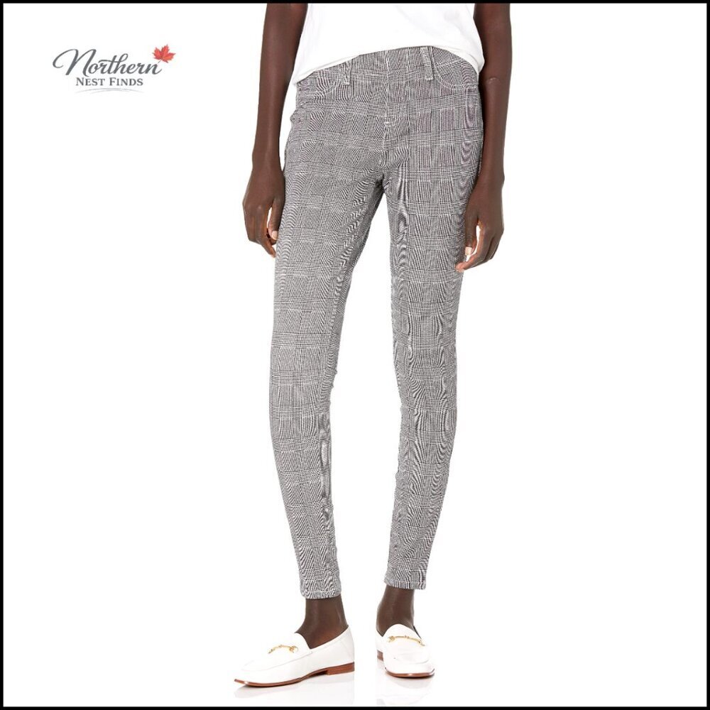 Women's Skinny Stretch Pull-On Knit Jeggings, Large Short Inseam